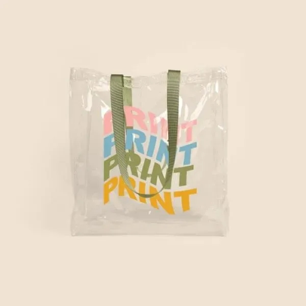 Two-handled tote with a gusset that measures 13" w x 14"... from ASI 74710 Numo