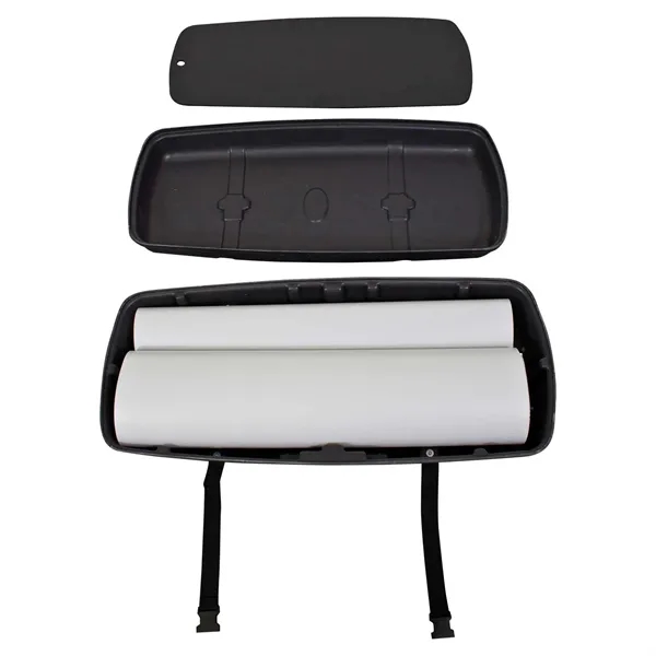 38.38" x 34.88" x 16.88" ShowGower sublimated polyester and PE plastic... from ASI 87188 Showdown Displays