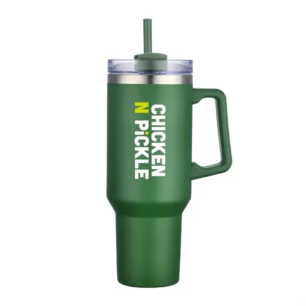 40 oz Travel Mug with Handle and Straw.... from ASI 39820 Opusline (Benmex) / Opus Line