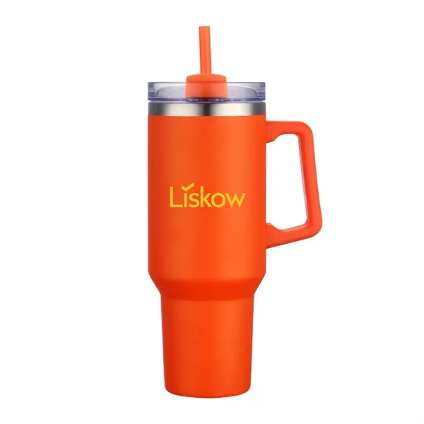 40 oz Travel Mug with Handle and Straw.... from ASI 39820 Opusline (Benmex) / Opus Line