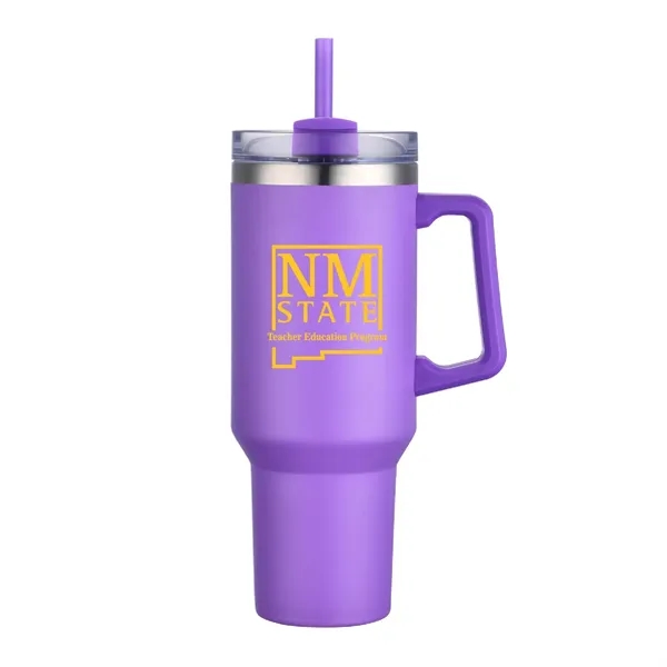 40 oz Travel Mug with Handle and Straw.... from ASI 39820 Opusline (Benmex) / Opus Line