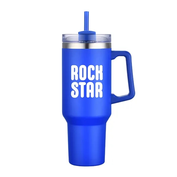 40 oz Travel Mug with Handle and Straw.... from ASI 39820 Opusline (Benmex) / Opus Line