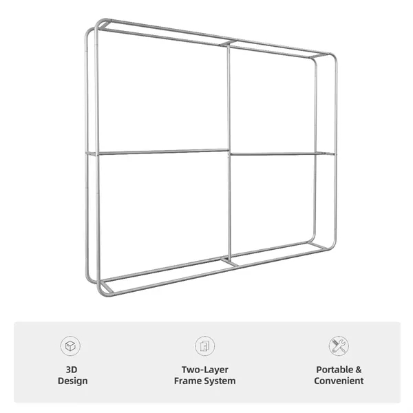3-D Box Display Walls in 4 sizes w/Aluminum frame, full color... from ASI 49891 Discount Marketing Products / DMP