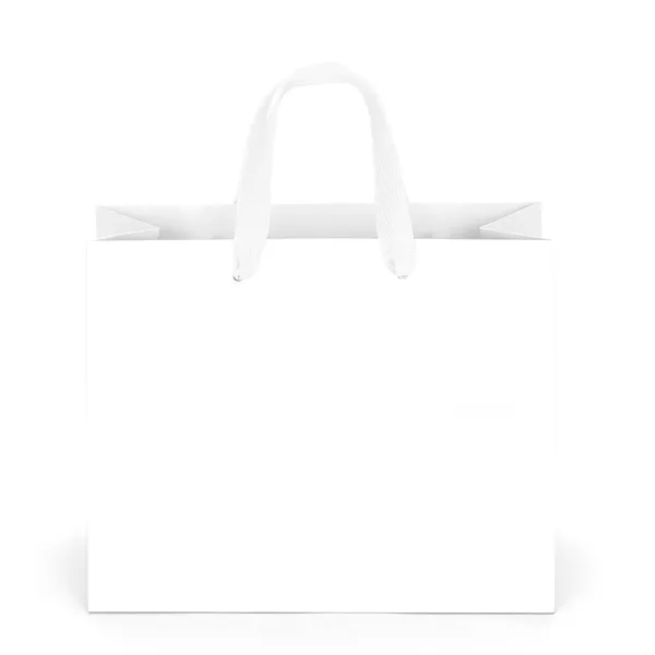 Premium-weight matte-laminated bag with woven handles and fold-over top.... from ASI 37940 Bag Makers Inc