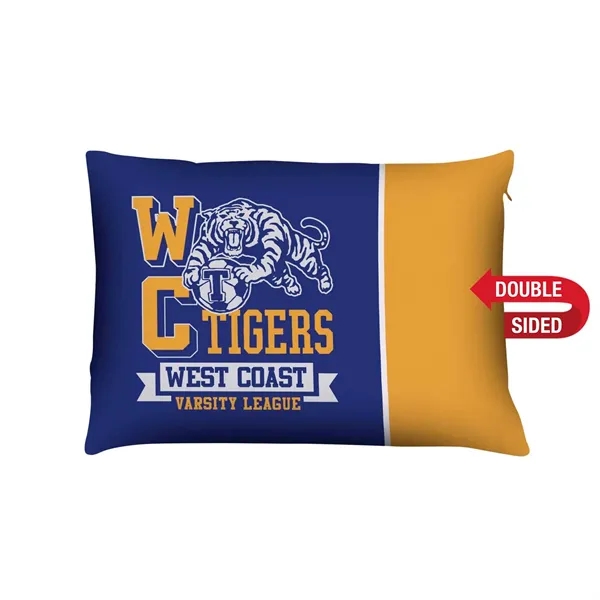 14" x 20" decorative pillow with double-sided, dye sublimation printed pillow... from ASI 87188 Showdown Displays