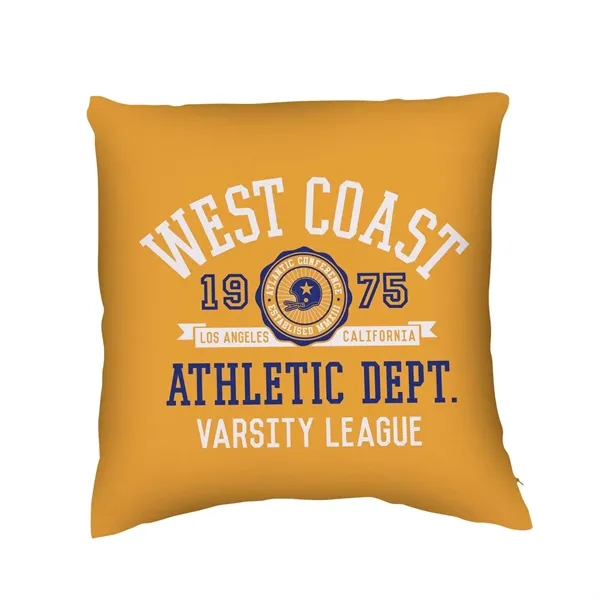 18" x 18" decorative pillow with single-sided, dye sublimation printed pillow... from ASI 87188 Showdown Displays