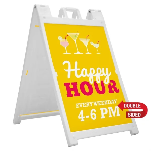 Deluxe A-frame with double-sided signboard and carry handle.... from ASI 87188 Showdown Displays