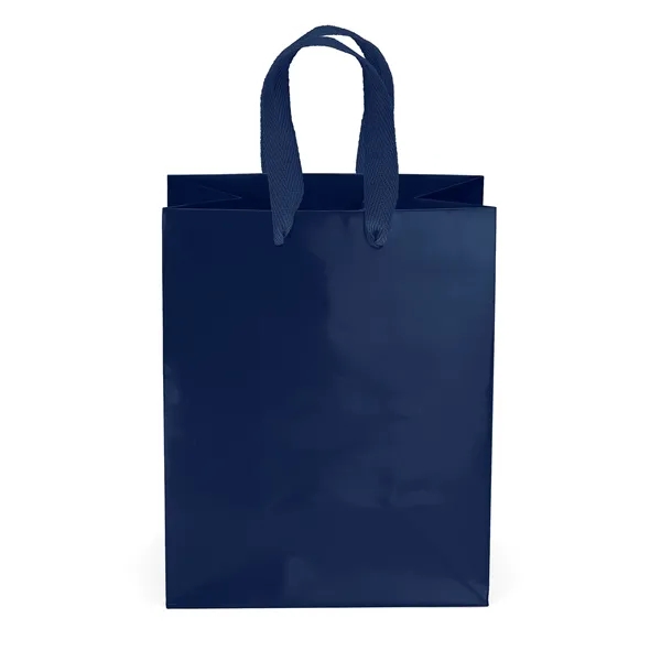 Premium-weight gloss-laminated Eurotote with 12" long woven handles and reinforced fold-over... from ASI 37940 Bag Makers Inc