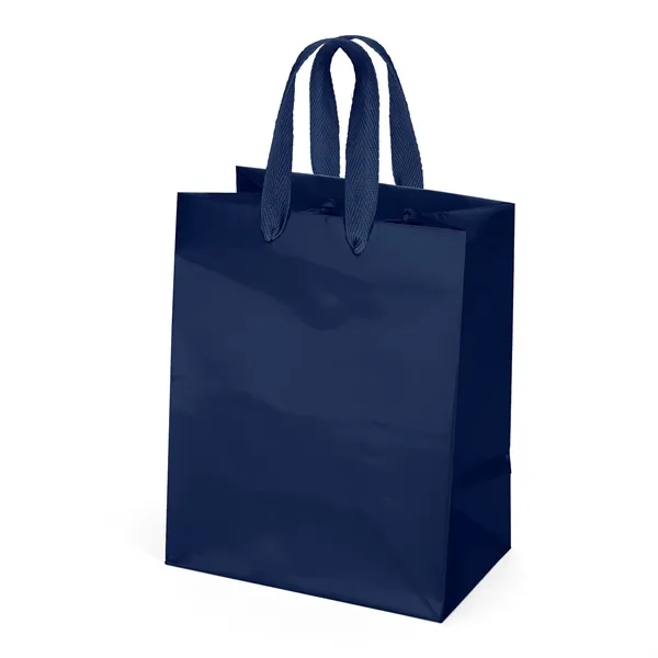 Premium-weight gloss-laminated Eurotote with 12" long woven handles and reinforced fold-over... from ASI 37940 Bag Makers Inc