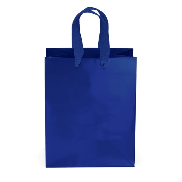 Premium-weight gloss-laminated Eurotote with 12" long woven handles and reinforced fold-over... from ASI 37940 Bag Makers Inc