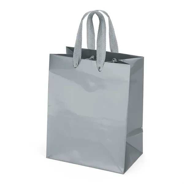 Premium-weight gloss-laminated Eurotote with 12" long woven handles and reinforced fold-over... from ASI 37940 Bag Makers Inc