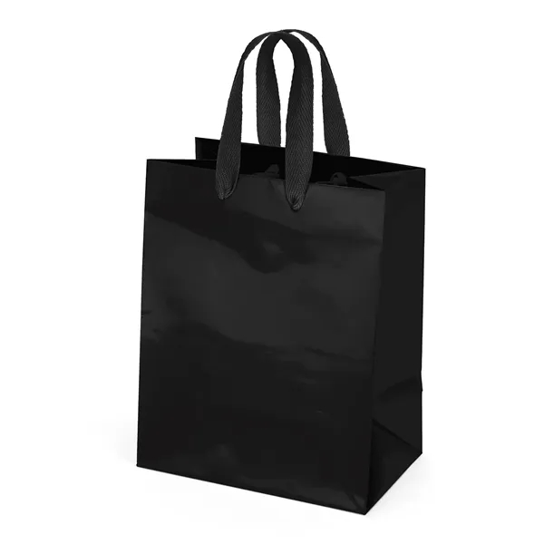 Premium-weight gloss-laminated Eurotote with 12" long woven handles and reinforced fold-over... from ASI 37940 Bag Makers Inc