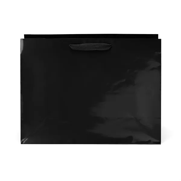 Premium-weight gloss-laminated Eurotote with 14" long woven handles and reinforced fold-over... from ASI 37940 Bag Makers Inc