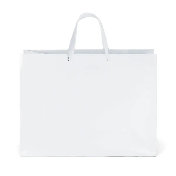 Premium-weight gloss-laminated Eurotote with 14" long woven handles and reinforced fold-over... from ASI 37940 Bag Makers Inc