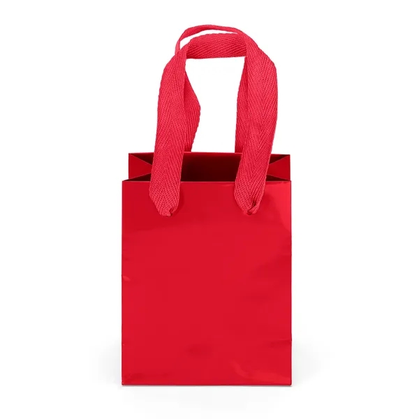 Premium-weight gloss-laminated Eurotote with 12" long woven handles and reinforced fold-over... from ASI 37940 Bag Makers Inc