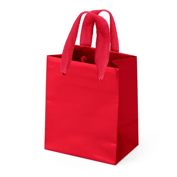 Premium-weight gloss-laminated Eurotote with 12" long woven handles and reinforced fold-over... from ASI 37940 Bag Makers Inc
