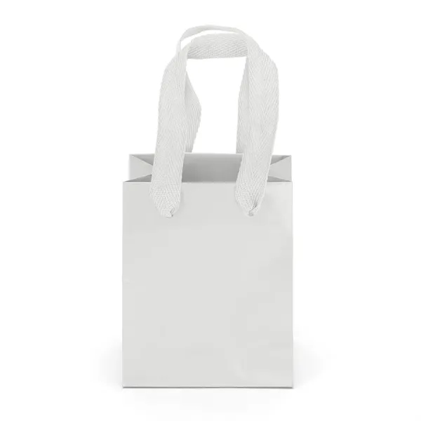 Premium-weight gloss-laminated Eurotote with 12" long woven handles and reinforced fold-over... from ASI 37940 Bag Makers Inc