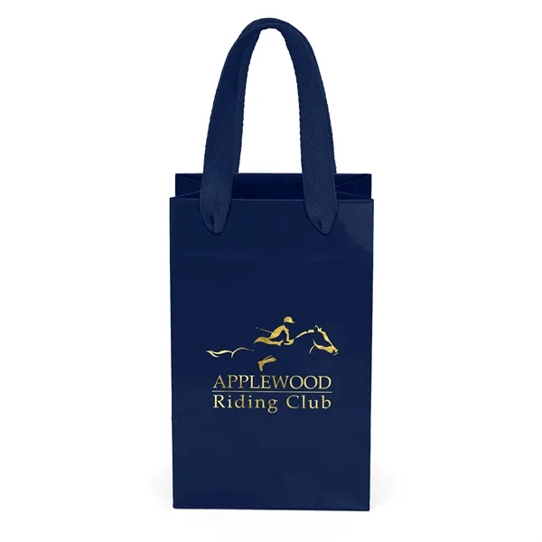 Premium-weight gloss-laminated Eurotote with 12" long woven handles and reinforced fold-over... from ASI 37940 Bag Makers Inc