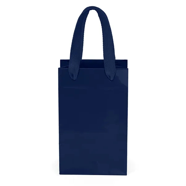 Premium-weight gloss-laminated Eurotote with 12" long woven handles and reinforced fold-over... from ASI 37940 Bag Makers Inc