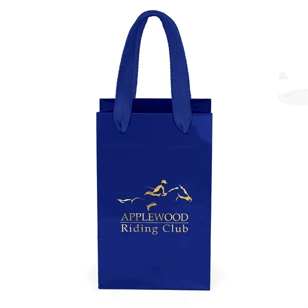 Premium-weight gloss-laminated Eurotote with 12" long woven handles and reinforced fold-over... from ASI 37940 Bag Makers Inc