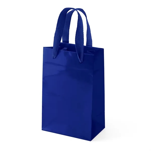Premium-weight gloss-laminated Eurotote with 12" long woven handles and reinforced fold-over... from ASI 37940 Bag Makers Inc
