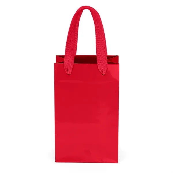 Premium-weight gloss-laminated Eurotote with 12" long woven handles and reinforced fold-over... from ASI 37940 Bag Makers Inc