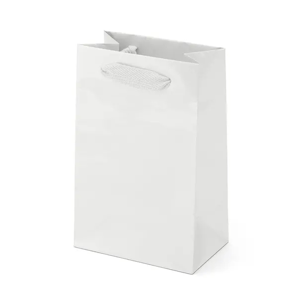 Premium-weight gloss-laminated Eurotote with 12" long woven handles and reinforced fold-over... from ASI 37940 Bag Makers Inc