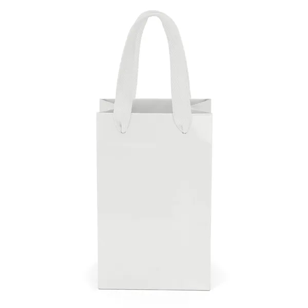 Premium-weight gloss-laminated Eurotote with 12" long woven handles and reinforced fold-over... from ASI 37940 Bag Makers Inc