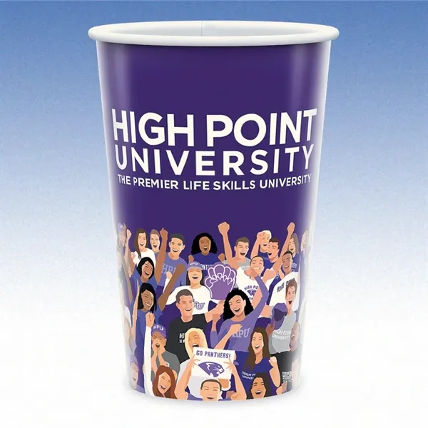 22 oz. compostable paper cup with hi-definition full color imprint. Made... from ASI 49716 Digispec & CounterPoint