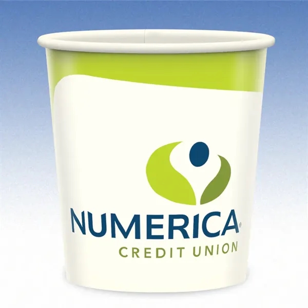12 oz. compostable paper cup with hi-definition full color imprint. Made... from ASI 49716 Digispec & CounterPoint