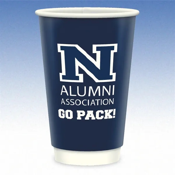 16 oz. Double wall compostable paper cup with hi-definition full color... from ASI 49716 Digispec & CounterPoint