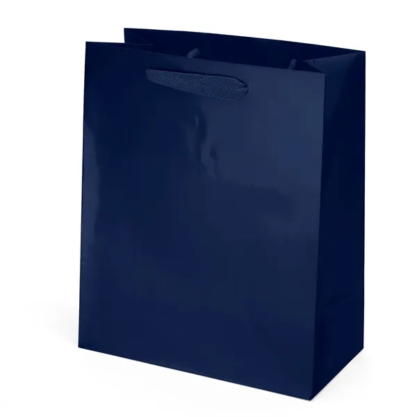 Premium-weight gloss-laminated Eurotote with 14" long woven handles and reinforced fold-over... from ASI 37940 Bag Makers Inc