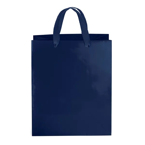 Premium-weight gloss-laminated Eurotote with 14" long woven handles and reinforced fold-over... from ASI 37940 Bag Makers Inc
