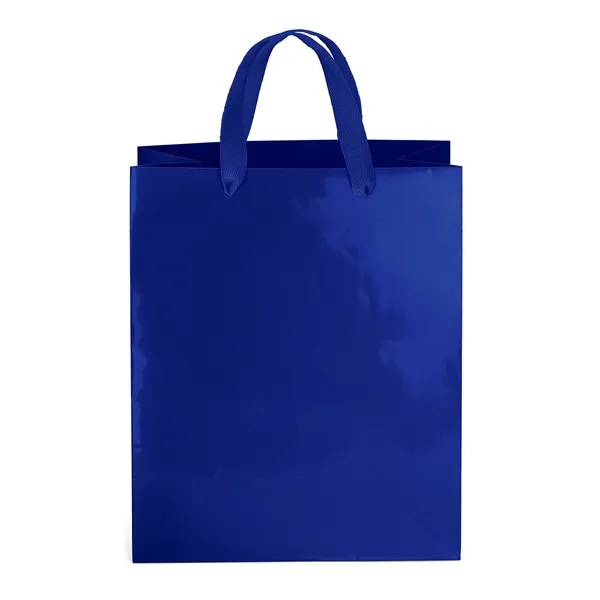 Premium-weight gloss-laminated Eurotote with 14" long woven handles and reinforced fold-over... from ASI 37940 Bag Makers Inc