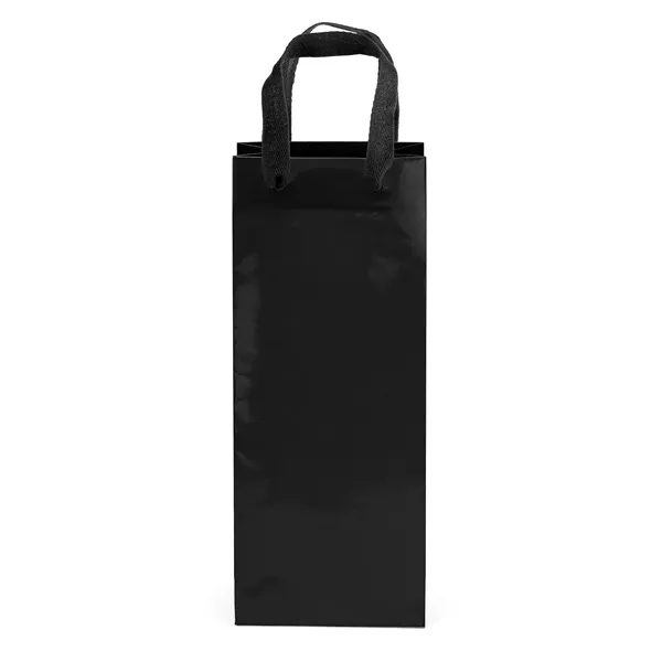 Premium-weight gloss-laminated Eurotote with 14" long macrame handles and reinforced fold-over... from ASI 37940 Bag Makers Inc