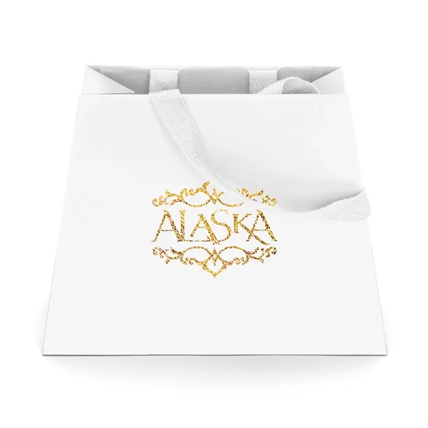 Matte-laminated Eurotote with a unique trapezoid shape. 16" long woven handles.... from ASI 37940 Bag Makers Inc