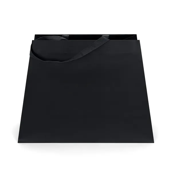 Matte-laminated Eurotote with a unique trapezoid shape. 16" long handles.... from ASI 37940 Bag Makers Inc