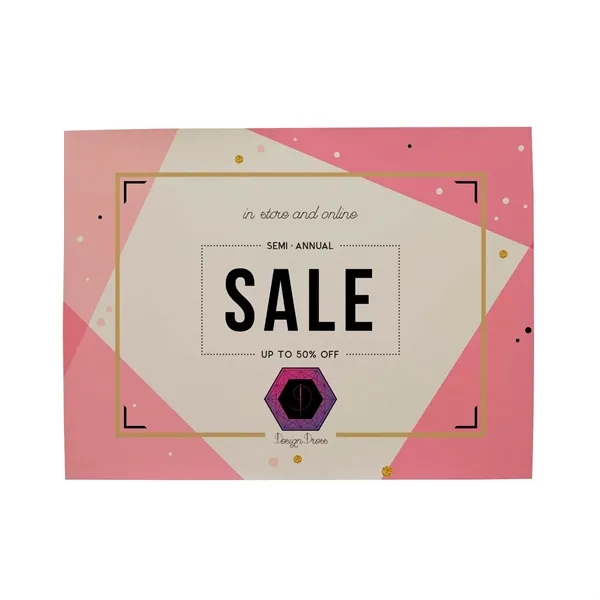 36" x 48" opaque window clings with full color digital artwork... from ASI 87188 Showdown Displays