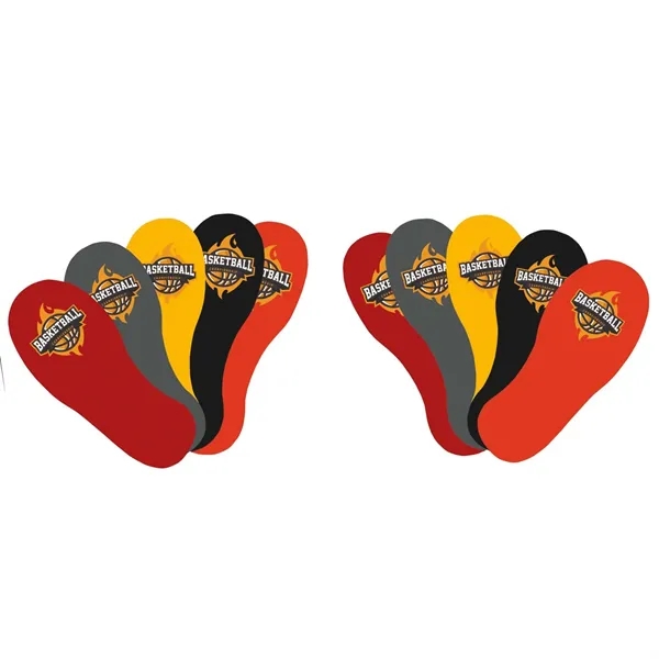 Set of 10 footprint-shaped decals made of textured matte vinyl with... from ASI 87188 Showdown Displays