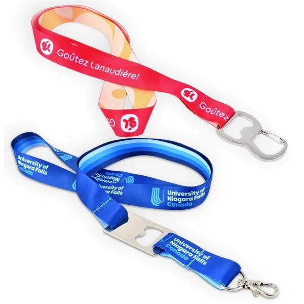 Sublimated Lanyards with Bottle Opener... from ASI 93987 Martini-Vispak Inc.