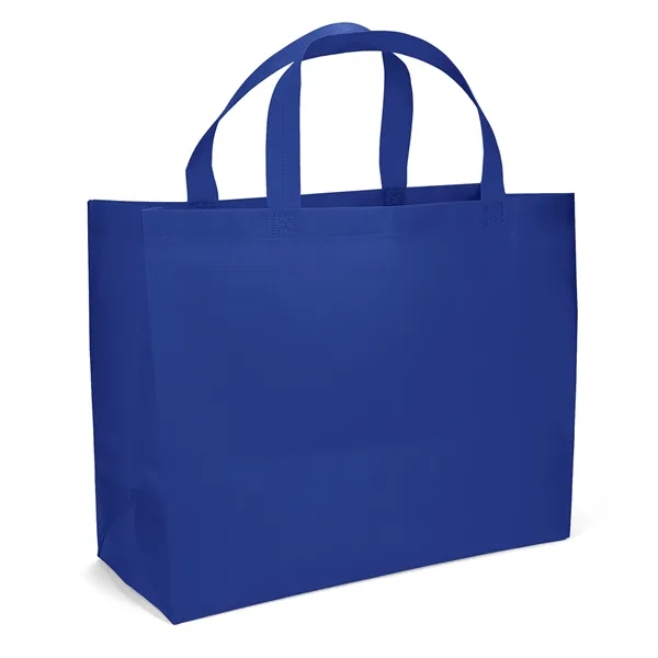 Non woven budget tote with heat-sealed handles.... from ASI 37940 Bag Makers Inc