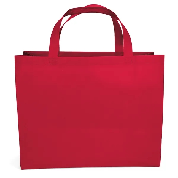 Non woven budget tote with heat-sealed handles.... from ASI 37940 Bag Makers Inc