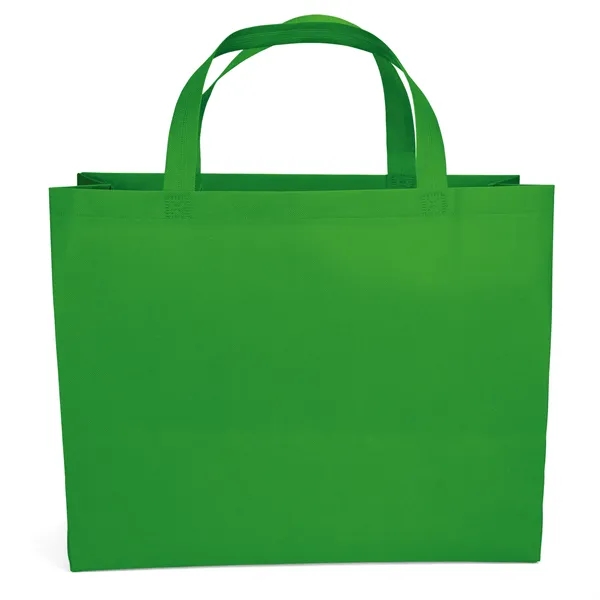 Non woven budget tote with heat-sealed handles.... from ASI 37940 Bag Makers Inc