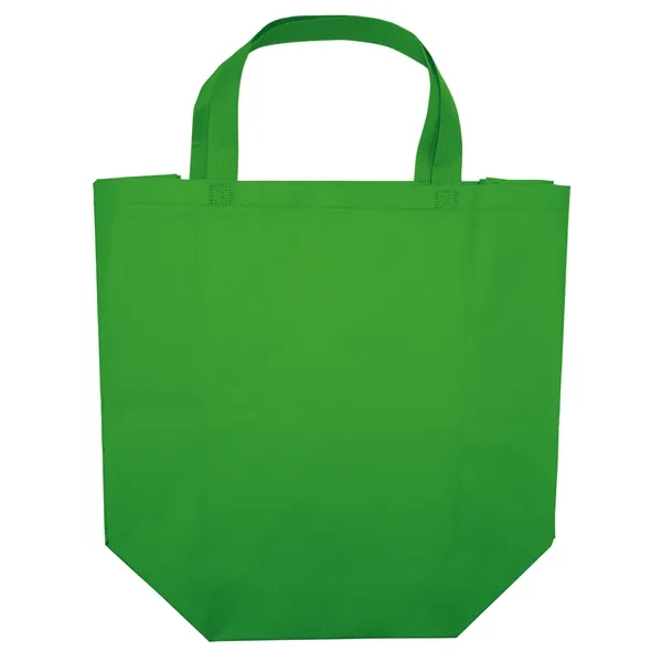 Non woven budget tote with heat-sealed handles.... from ASI 37940 Bag Makers Inc