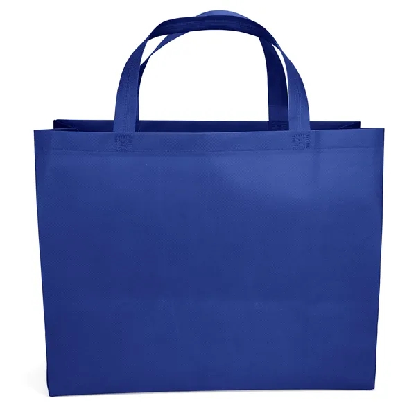 Non woven budget tote with heat-sealed handles.... from ASI 37940 Bag Makers Inc