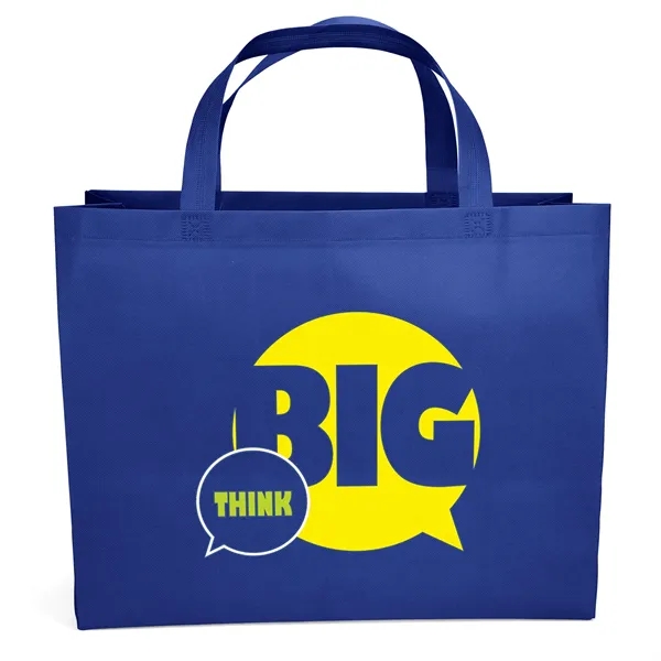 Non woven budget tote with heat-sealed handles.... from ASI 37940 Bag Makers Inc