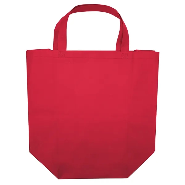 Non woven budget tote with heat-sealed handles.... from ASI 37940 Bag Makers Inc
