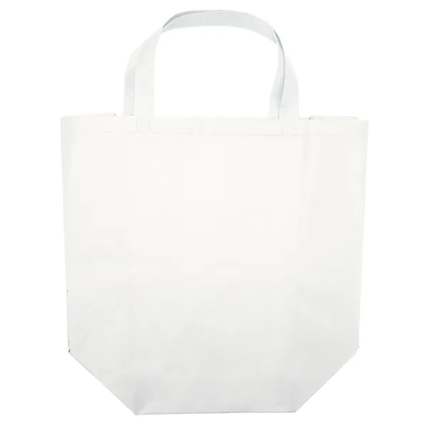 Non woven budget tote with heat-sealed handles.... from ASI 37940 Bag Makers Inc