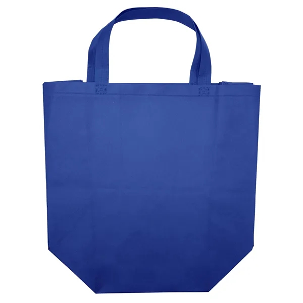 Non woven budget tote with heat-sealed handles.... from ASI 37940 Bag Makers Inc