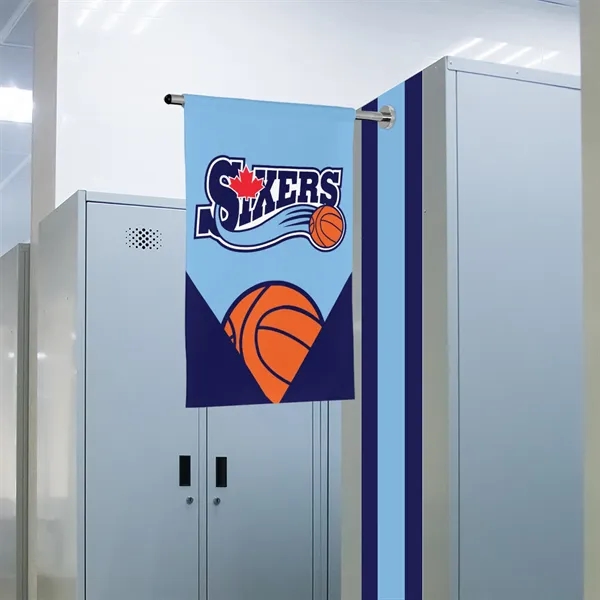Custom locker room door banners with magnetic pole for easy attachment.... from ASI 93987 Martini-Vispak Inc.
